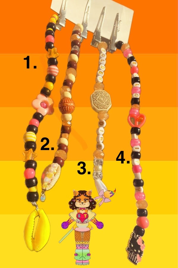 Beaded Hairclip
