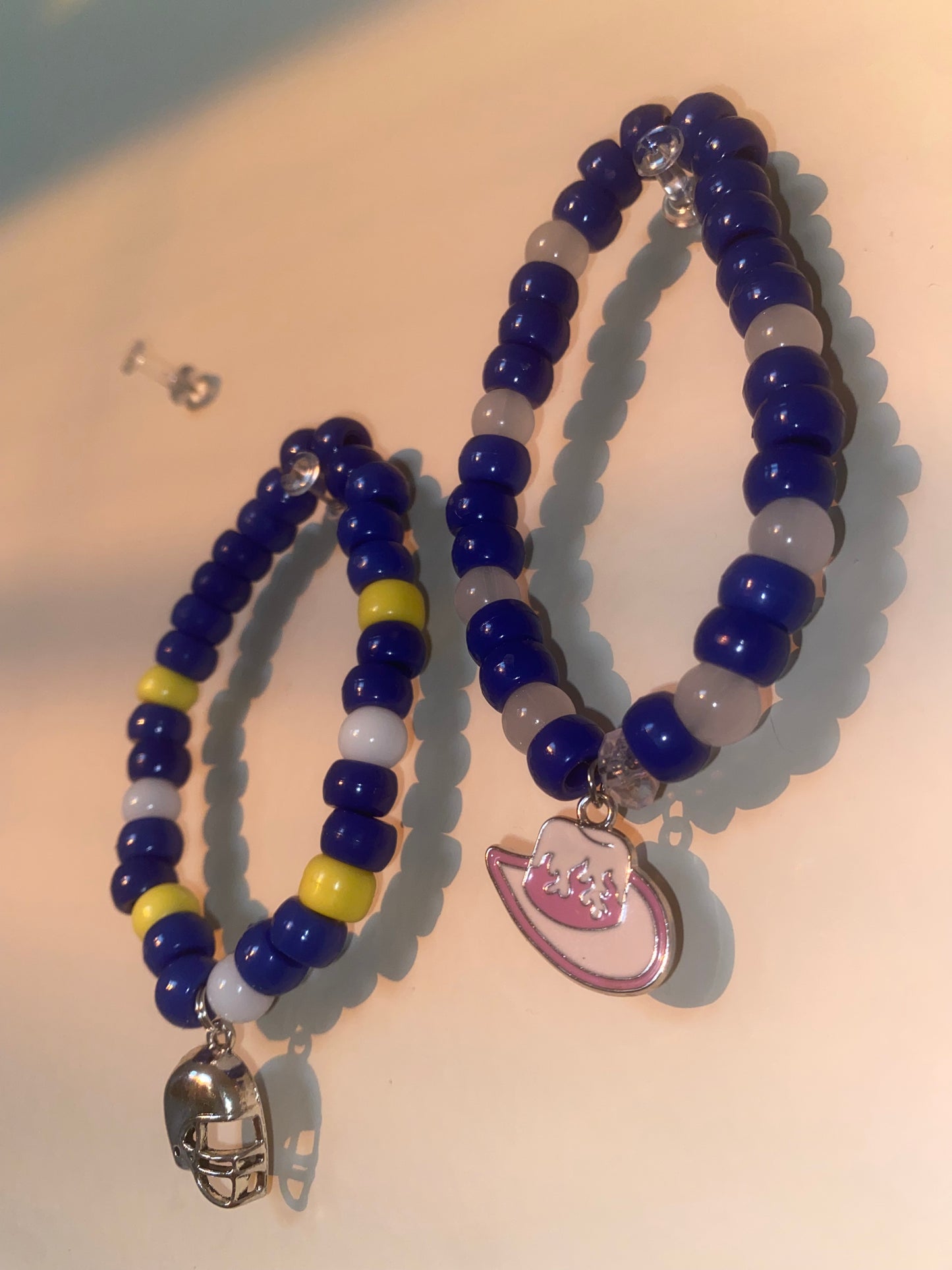 Football team bracelets